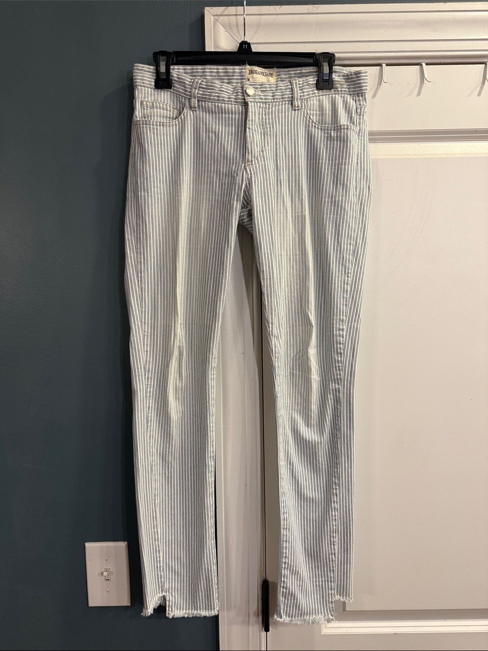 Zadig & Voltaire Pauly striped Jeans 4x28.5”